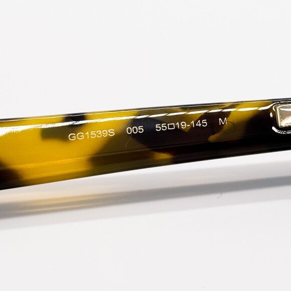 NEW GG1539S 005 GUCCI HAVANA UNISEX SUNGLASSES GUCCI - Picture 8 of 10